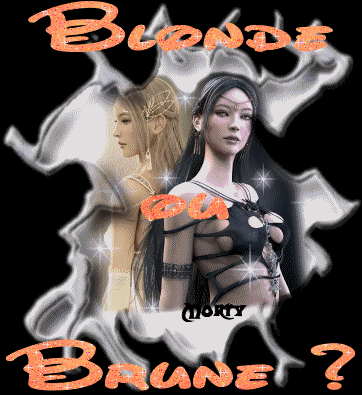 blonde ou brune ?